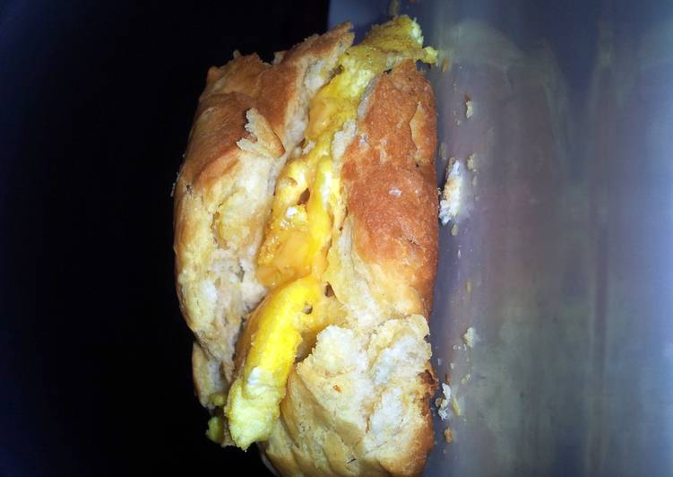 McDonalds egg and cheese biscuit