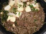 beef tofu sukiyaki