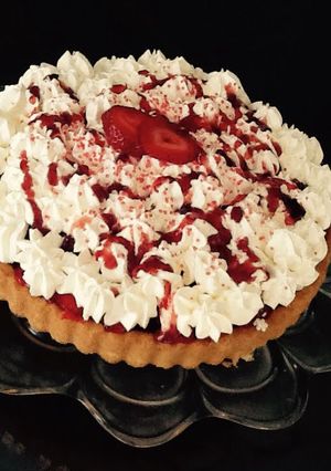A picture of Easy And Very Fast No Bake Dairy Free Strawberry Shortcake :).