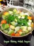 Sayur Bening Waluh Bayam