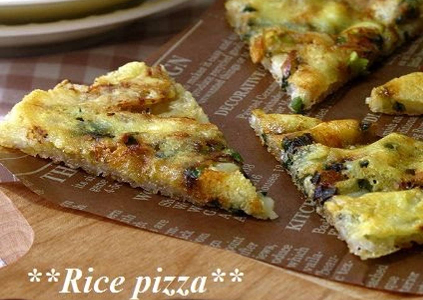 Calcium-Packed Rice and Shirasu Pizza