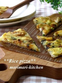 A picture of Calcium-Packed Rice and Shirasu Pizza.