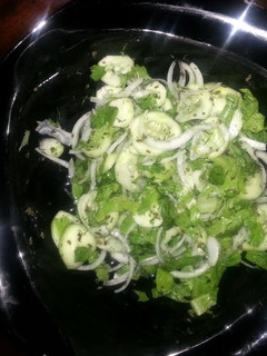 A picture of 'Swedish' Cucumber Salad..