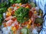 simple chirashi sushi
