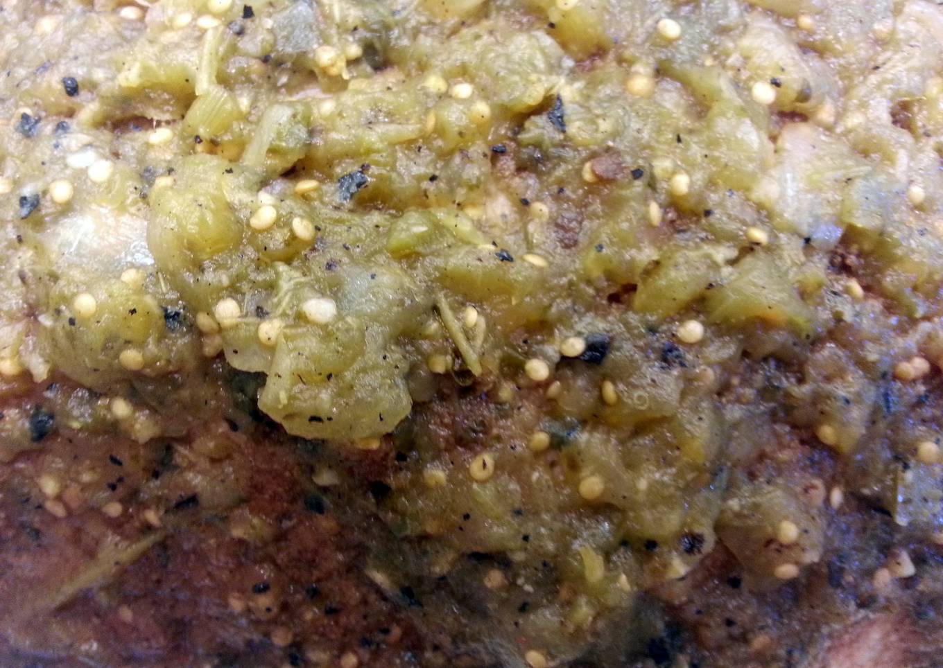 Tomatillo Braised Pork Loin