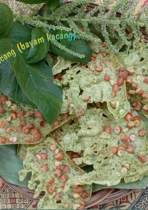 Foto resep Peyek Bacang (bayam kacang)