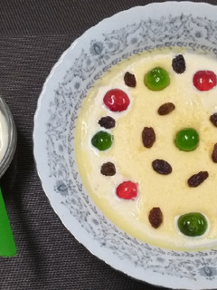 A picture of Custard#My Kids favourite dish.