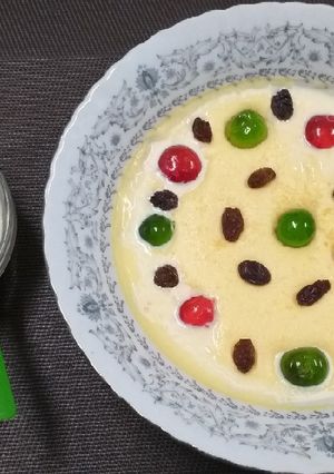 A picture of Custard#My Kids favourite dish.