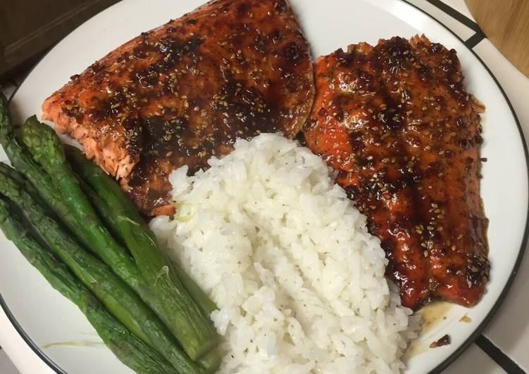 Recipe of Super Quick Homemade Teriyaki salmon