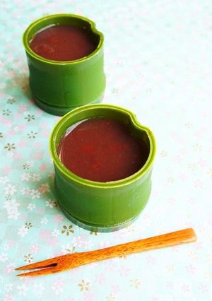 A picture of Mature Taste ～ Salty Mizu-Yokan (Jellied Red Bean Paste).