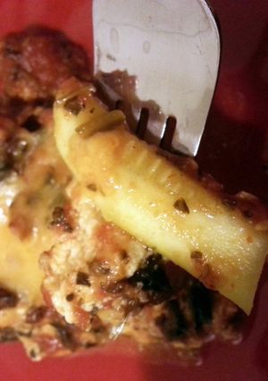 A picture of No Pasta Zucchini Lasagna.
