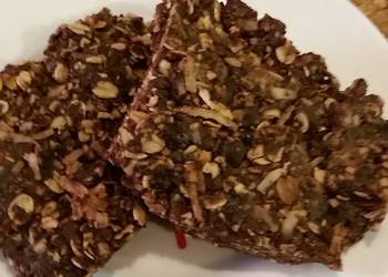 Latest Recipe Brownie granola bar Practical Delicious