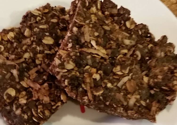 How to Make Super Quick Brownie granola bar