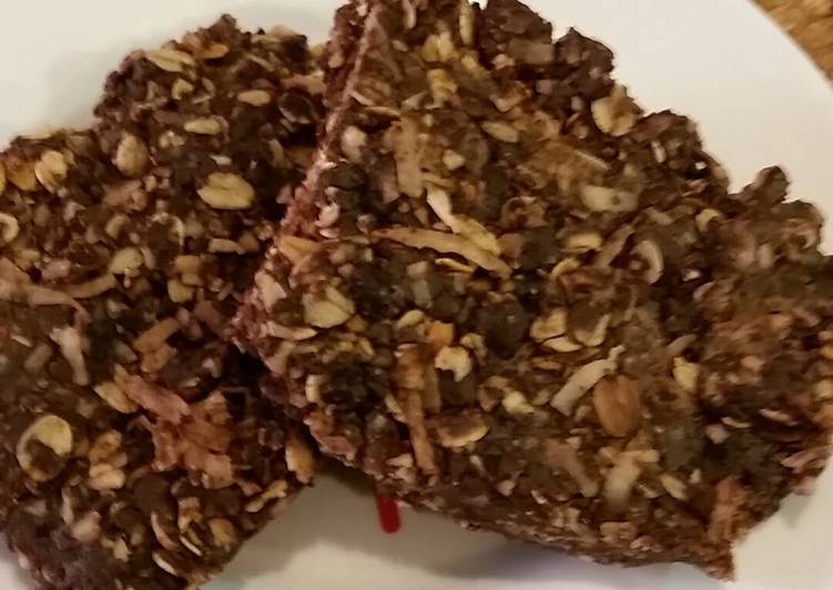 Simple Way to Make Award-winning Brownie granola bar