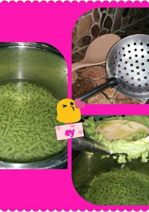 Foto resep Cendol alami daun pandan