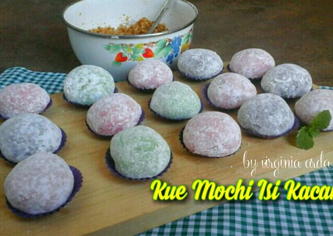 Cara Gampang Membuat Kue Mochi Isi Kacang No Ribet 🍒, Lezat