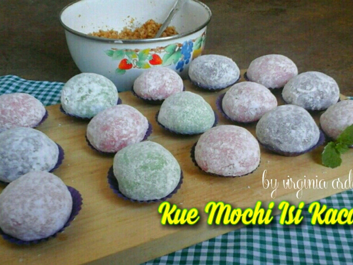 Cara Gampang Membuat Kue Mochi Isi Kacang No Ribet 🍒, Lezat