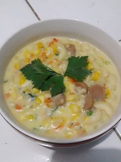 Foto resep Cream Soup Makaroni Jagung
