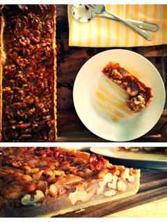 A picture of Caramel Walnut Tarts.