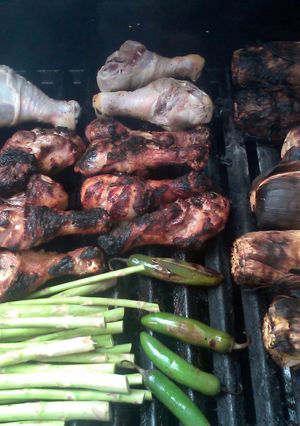 A picture of lime grilled chicken.