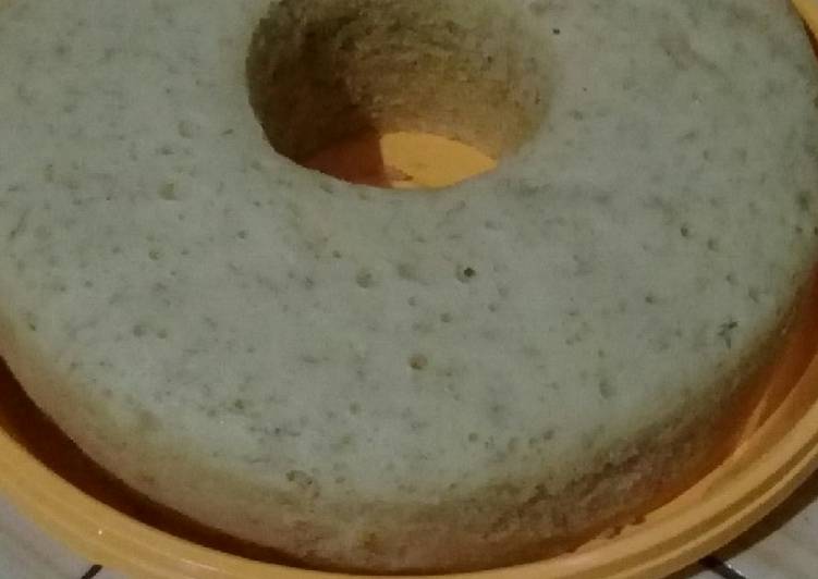 Bolu Pisang Kukus Kampung versi Sponge Cake