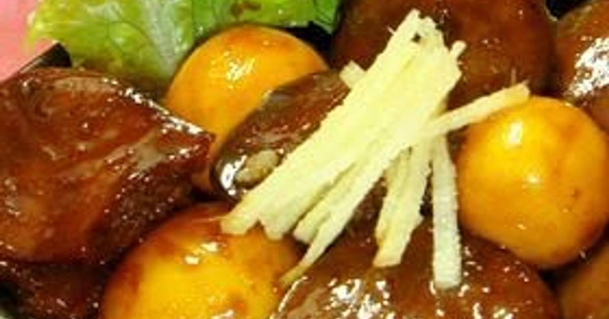 Sweet and Salty Simmered Chicken Giblets A Regional Speciality From