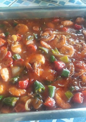 Foto resep Udang asam manis
