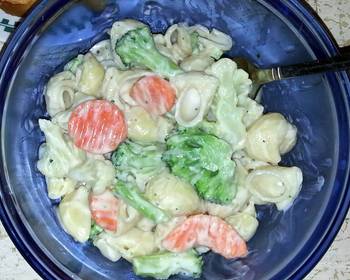 Without Fail Cooking Recipe Kts Pasta Primavera Alfredo Delicious Steady