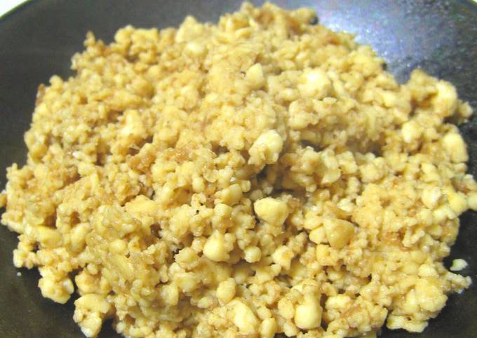 Easy Tofu Soboro for Rice Recipe