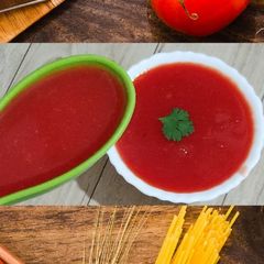 Winter special Tomato Soup Without Colour A picture of Winter special Tomato Soup Without Colour.