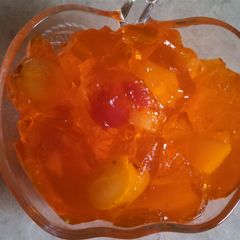 A picture of Fruity Jello.