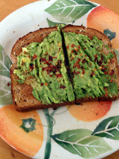 A picture of Avocado Toasted Breakfast Sandwich.