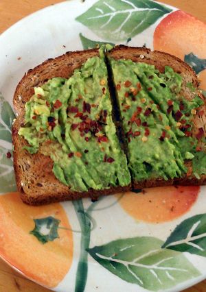 A picture of Avocado Toasted Breakfast Sandwich.