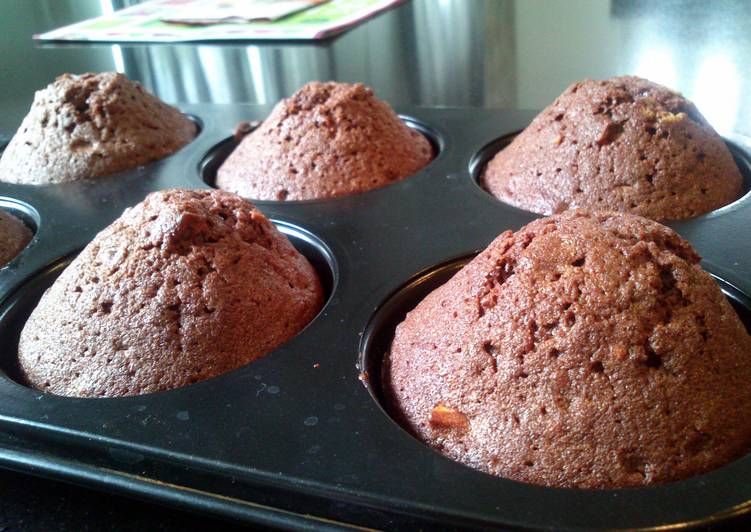 Steps to Make Perfect Simple Brownie Muffin