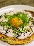 Seafood Okonomiyaki with Nagaimo Yam