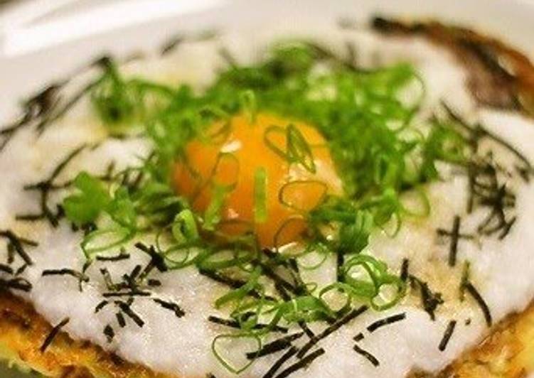 Recipe of Any-night-of-the-week Seafood Okonomiyaki with Nagaimo Yam