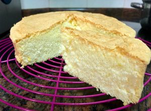 Foto principal de Bizcocho de limón con maizena sin gluten y sin lactosa