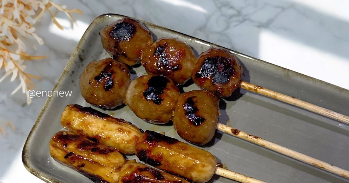 Bakso dan sosis bakar