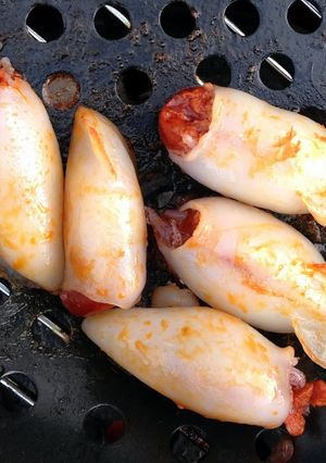 A picture of Chorizo Stuffed Squid.