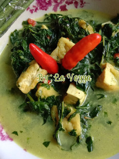 Foto resep Bobor daun singkong tahu
