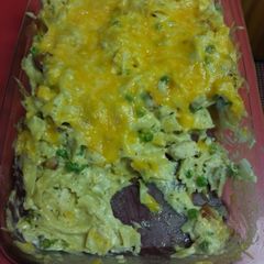 A picture of Chicken Bacon Ranch Casserole.