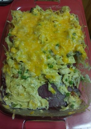 A picture of Chicken Bacon Ranch Casserole.