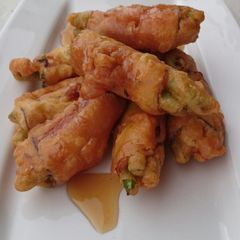 A picture of Ham And Green Bean Fritter.