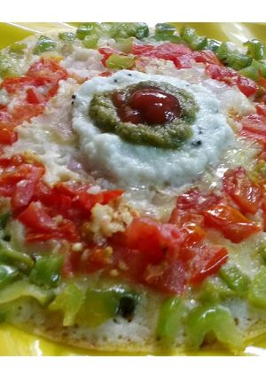 A picture of Veg Uttapam .