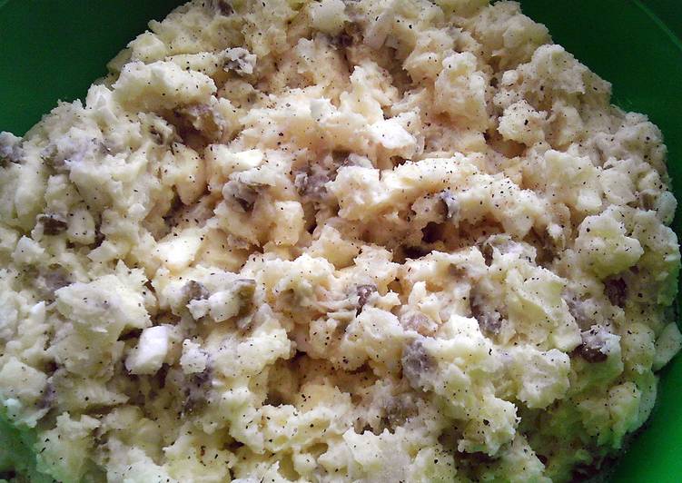 Recipe of Favorite Sweet P s moms homemade potato salad
