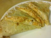 A picture of chipotle quesadilla