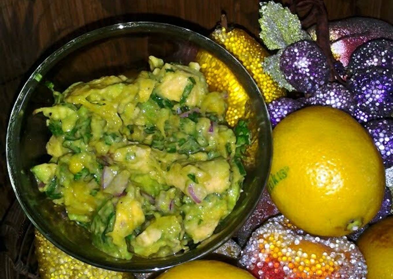 Mango Cilantro Guacamole