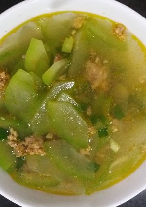 Hình của món Canh bí đao thịt băm.