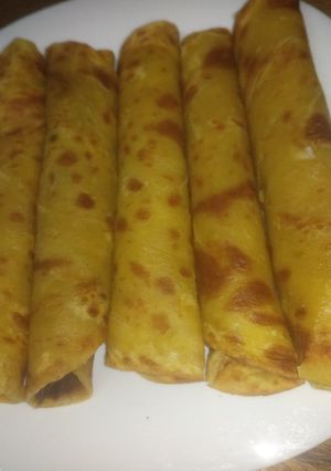 A picture of Pumpkin chapati.