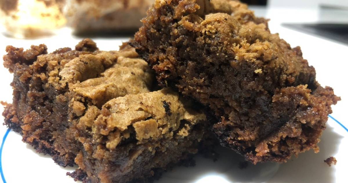 Brownies melcochudos de milo Receta de Gloria Camargo Cookpad